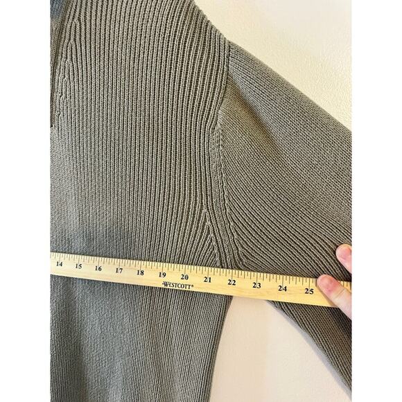 Vintage Y2K 90s Banana Republic Mens Half Zip Granpacore Preppy Sweater Large - Picture 4 of 5